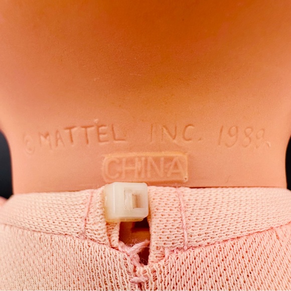 Vintage 1989 Mattel Magic Nursery Baby Doll Blue Eyes Toy 13” - Picture 9 of 10